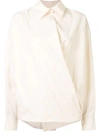 UMA WANG WRAP FRONT SHIRT