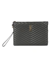 SAINT LAURENT LEATHER QUILTED TABLET CASE,559193 CWU07