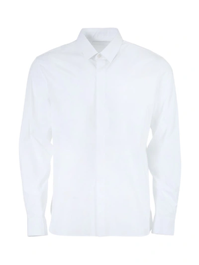 Saint Laurent Yves Classic Collar Shirt In White
