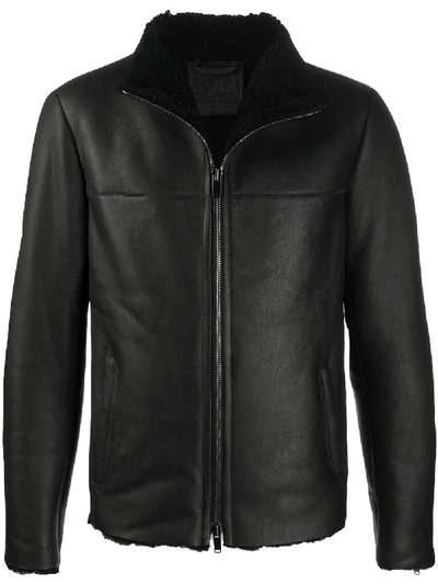 Desa 1972 Mercury Leather Jacket In Black