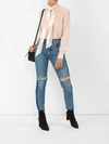 GIVENCHY NECK TIED BLOUSE NEUTRAL