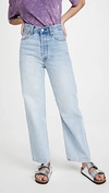 LEVI'S RIBCAGE STRAIGHT ANKLE JEANS MIDDLE ROAD,LEVIV20668