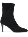 Michel Vivien Lovely Ankle Boots In Black