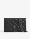 SAINT LAURENT BECKY QUILTED LEATHER WALLET-ON-CHAIN,R03328211