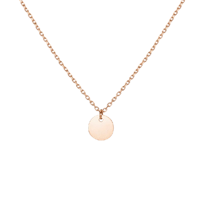 Aurate Piece Of Me Necklace In Gold/ Pink