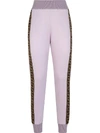 FENDI SIDE PANEL FF MOTIF TRACK PANTS