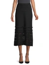 DH NEW YORK JODI CROCHET MIDI SKIRT,0400012925701