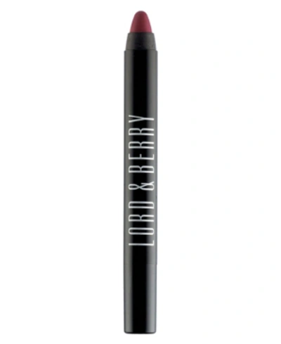 Lord & Berry Matte Crayon Lipstick In Sensuel - Red