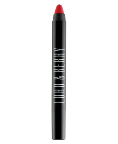 Lord & Berry Matte Crayon Lipstick In Dynamic Red