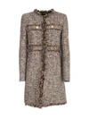 SEVENTY BOUCLE COAT W/FRINGES,11483512