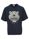 KENZO OVERSIZED EMBROIDERED TIGER SHIRT,11479365