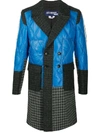 JUNYA WATANABE PATCHWORK DOUBLE BREASTED COAT