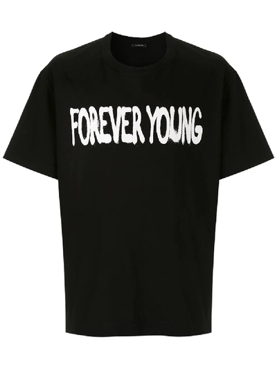 À La Garçonne Young Oversized T-shirt In Black