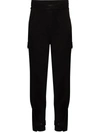 Rta Dallas Cropped Shell Slim-fit Pants In Black