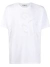 GIVENCHY REFRACTED OVERSIZED EMBROIDERED LOGO T-SHIRT