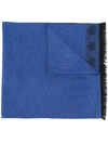 CHURCH'S EMBROIDERED LOGO MOTIF SCARF