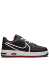 Nike Air Force 1 React Sneakers In Black In Black