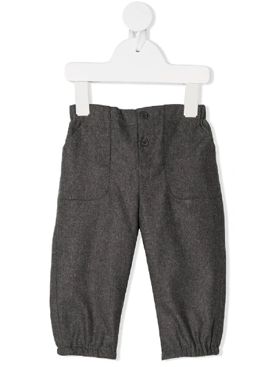 Bonpoint Babies' Play Straight Leg Trousers In Grey