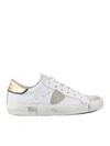 Philippe Model Prsx Veau Croco White Leather Sneaker In White