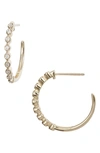 DANA REBECCA DESIGNS DANA REBECCA LULU JACK DIAMOND HOOP EARRINGS,E4491