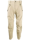 DSQUARED2 MILITARY STRAIGHT-LEG TROUSERS