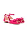 THE MARC JACOBS TEEN RIBBON-DETAIL SANDALS