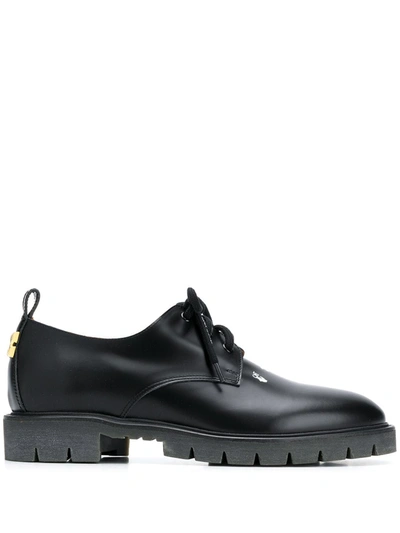 Off-white Derby Arrow Shoes In Black