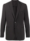 TONELLO MICRO-CHECK SINGLE-BREASTED BLAZER