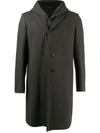 ATTACHMENT DOUBLE-LAYER SINGLE-BREASTED COAT