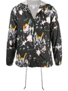 Comme Des Garçons Shirt Abstract Print Lightweight Jacket In Black