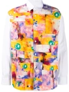 COMME DES GARÇONS SHIRT ABSTRACT PATCHWORK PRINT SHIRT