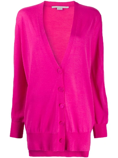 Stella Mccartney Loose Fit Cardigan In Pink