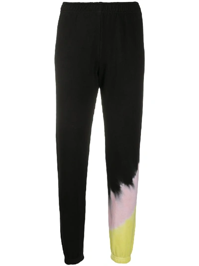 Maisie Wilen Tie-dye Print Track Trousers In Black