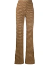 BEAUFILLE RIVA FLARED TROUSERS