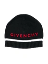 GIVENCHY LOGO EMBROIDERED BEANIE