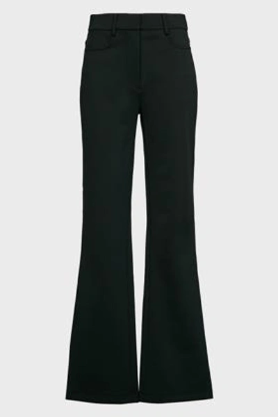 Alexander Wang Mid-rise Flared-leg Trousers In Black