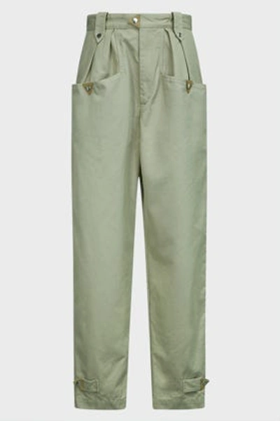 Isabel Marant Étoile Pulcie Tapered Cargo Trousers In Beige