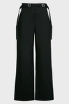 PROENZA SCHOULER BELTED COTTON-TWILL TROUSERS,853475