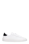 DATE ACE MONO SNEAKERS IN WHITE LEATHER,11485990
