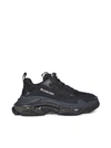 Balenciaga Runner Chunky Low-top Sneakers In Black