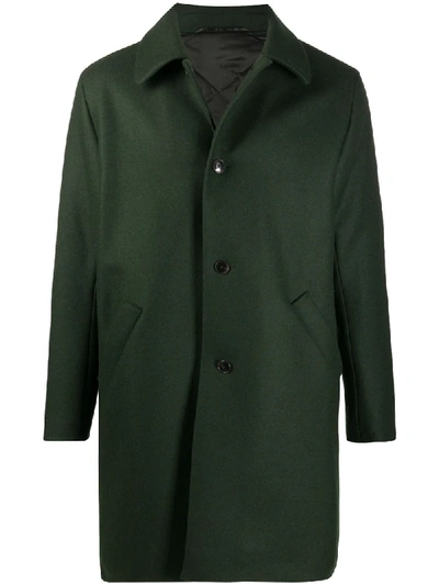 A Kind Of Guise Single Breasted Coat In Green