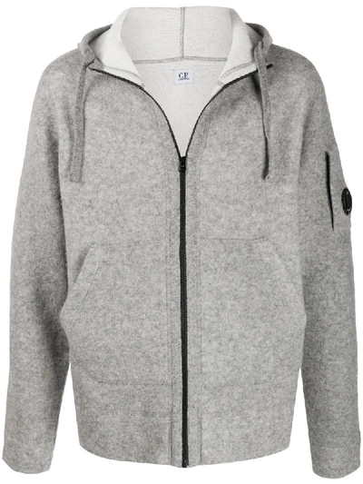 C.p. Company Drawstring Hooded Jacket In Grey | ModeSens