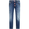 DSQUARED2 DENIM RUN DAN JEANS FOR BOY WITH LOGO,DQ047T D001W DQ01