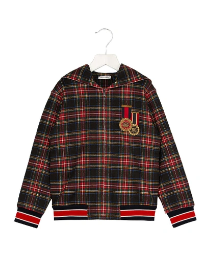 Dolce & Gabbana Kids' Hoodie In Multicolor