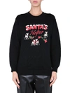 Philosophy Di Lorenzo Serafini Santa's Helper Print Jumper In Black