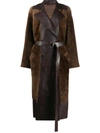 DESA 1972 PANELLED BELTED TRENCH COAT