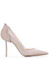 LE SILLA POINTED GLITTER DETAIL PUMPS