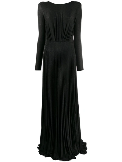 Elisabetta Franchi Side Slit Dress In Black