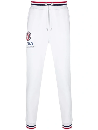 Alpha Industries Logo Track Trousers In White