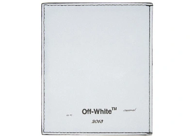 Pre-owned Off-white  Card Holder (5 Card Slot) Silver